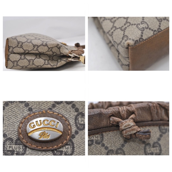 Authentic Brown GUCCI GG Plus Shoulder Crossbody Bag - Picture 15 of 17
